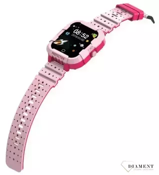 Zegarek smartwatch Rubicon RNCE75 różowy ✓ Bluetooth ✓ licznik kroków ✓ pozycjonowanie zegarka ✓ przycisk SOS✓ Autoryzowany sklep ✓ zegarek sportowy🏃‍♀️✓ zegarek dla dzieci✓ 2.webp